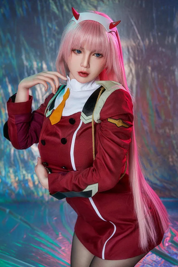 165cm Silicone Sex Doll Anime Beauty with F-Cup Curves – Zero Two