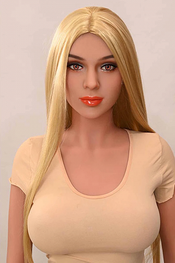 Real Human Hair Long Straight Wig for Sex Dolls – Natural Style