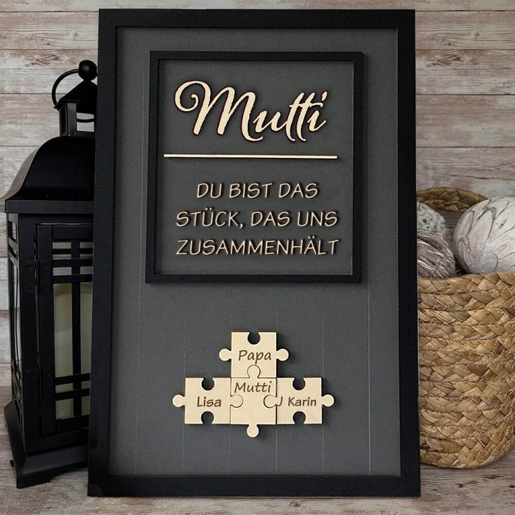 Mama Puzzle Zeichen