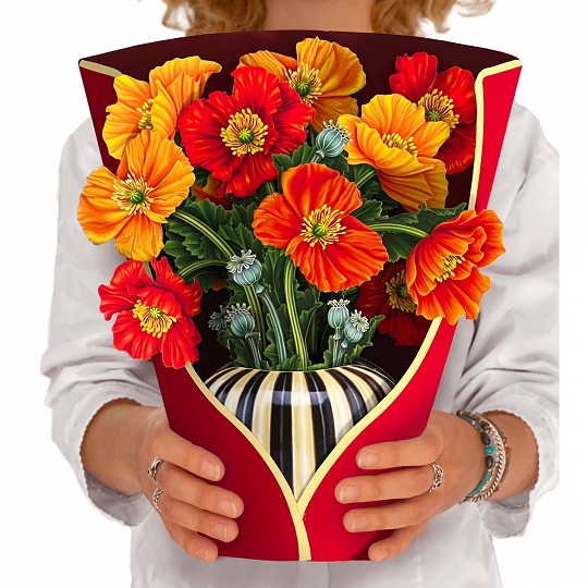 French Poppy Bouquets Gift Perfect Home Decor Best Gift for Mother's Day