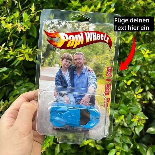 Persönliches Auto-Modell für Papa – Liebevoll gestaltet zum Ehrentag
