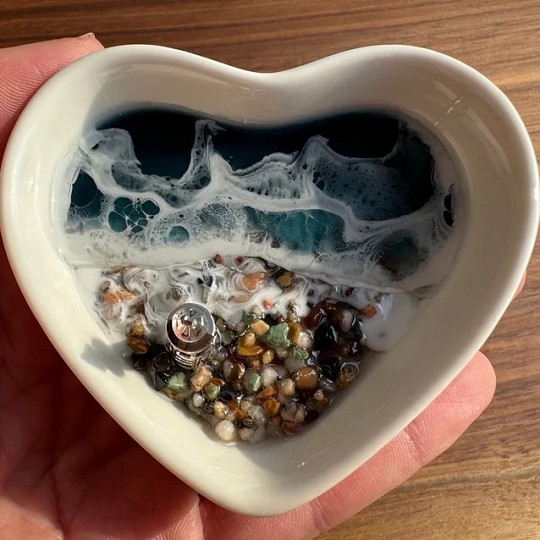 Lighthouse Ring Dish – Nautical Jewelry Holder Gift for Beach & Ocean Lovers