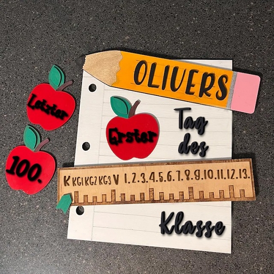 DIY Schulanfang Tafel – Kreative Deko für erste Schultagsfotos