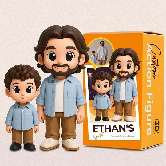 Create Your Own 3D Action Figure – Custom Sports Miniature Gift for Him or Her