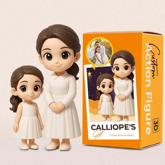 Personalized 3D Athlete Figure – Custom Action Figurine from Photo, Great Sports Gift