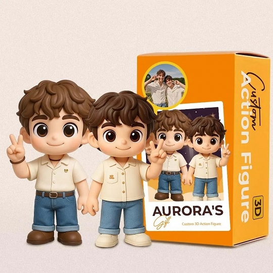 Custom 3D Sports Character – Personalized Action Miniature Made from Your Photo
