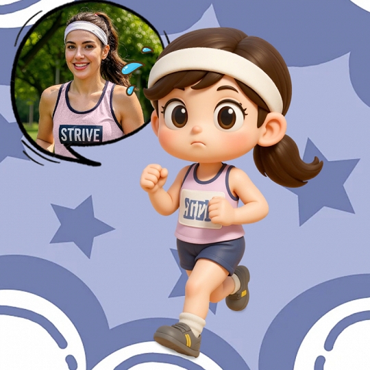 Custom 3D Action Doll – Personalized Sports Gift Made from Your Picture
