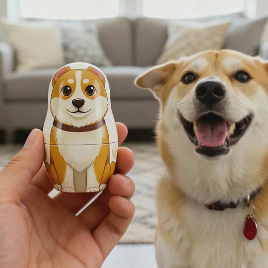 Personalized Family Nesting Dolls – Creative Custom Portrait Keepsake