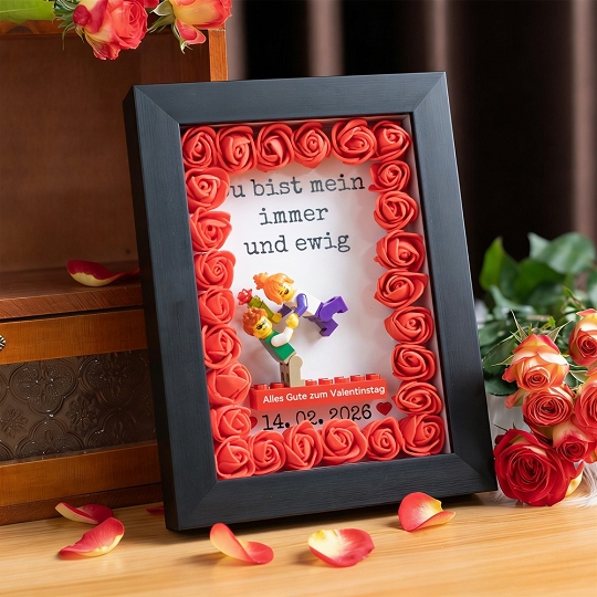 Individuelle Paar Minifiguren im Bilderrahmen – Aus Foto handgefertigt