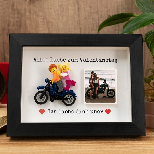 Handgefertigte Paarfiguren mit Rahmen – Ein besonderes Andenken für Zwei