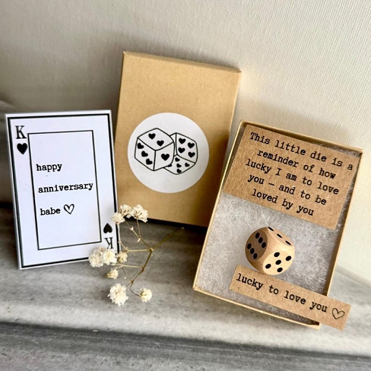 Anniversary Wood Gift Love Token Perfect Valentine Gift