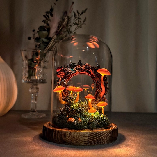 Handmade Mushroom Night Lamp Cute Gift for Her