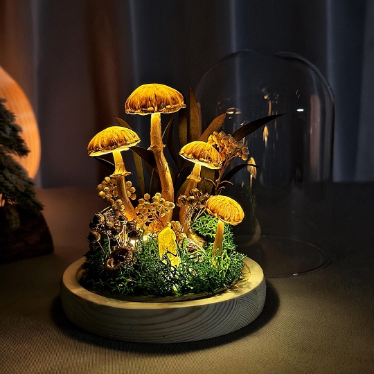 Handmade Mushroom Light Cottagecore Home Decor