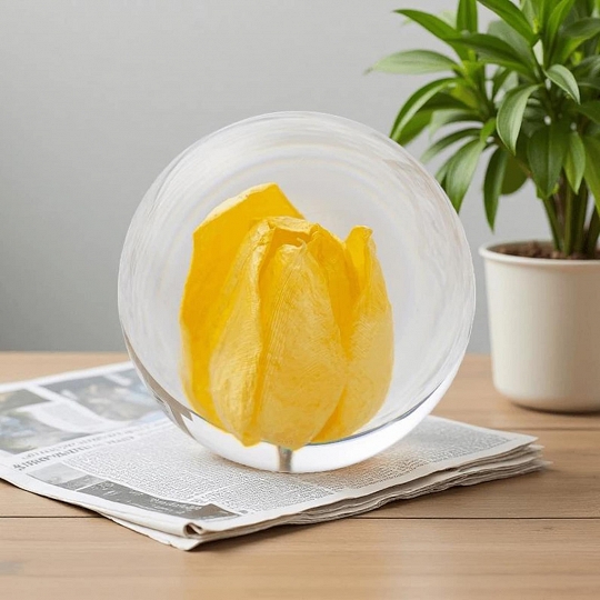 Handmade Resin Flower Light – Mom Gift