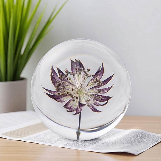 Mother’s Day Floral Resin Lamp with Light