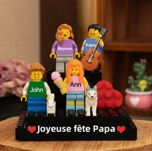 Figurine personnalisée pour papa, cadeaux personnalisés pour la fête des pères