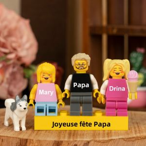 Figurine personnalisée pour papa, cadeaux personnalisés pour la fête des pères