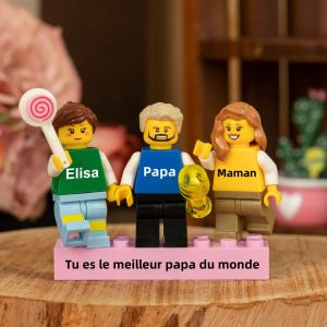 Figurine personnalisée pour papa, cadeaux personnalisés pour la fête des pères