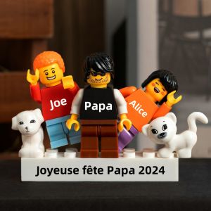 Figurine personnalisée pour papa, cadeaux personnalisés pour la fête des pères