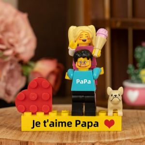 Figurine personnalisée pour papa, cadeaux personnalisés pour la fête des pères