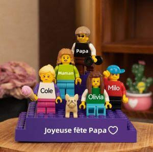 Figurine personnalisée pour papa, cadeaux personnalisés pour la fête des pères