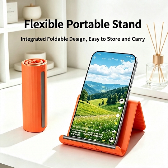 Flexible Portable Foldable Device Stand