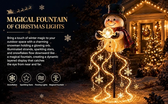 Snowman Magic Fountain