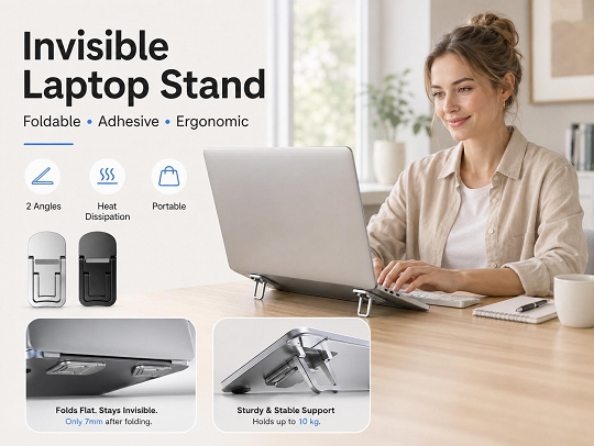 Fold Flat, Stand Tall — Your Laptop's Best Little Sidekick