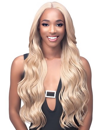Fine Synthetic Wavy Blonde Lace Front Wig