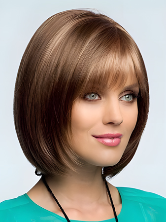 Full Lace Straight Remy Human Hair Wig