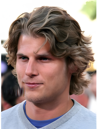 Short Lace Front Super Curly 6 Inch Mens Wig