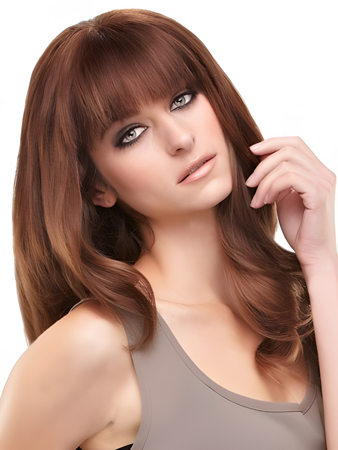 Lace Front Long Wavy Remy Human Hair Wig