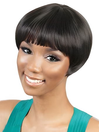 Capless Camila Short Synthetic African American Wig