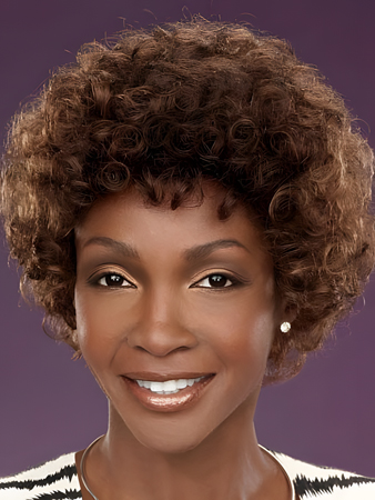 Curly Mid-Length Synthetic African American Wig
