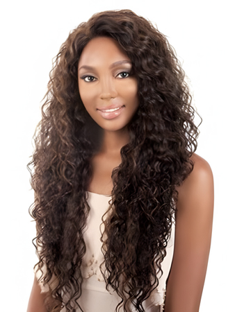 Curly Capless African American Wig