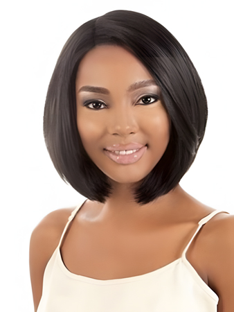 Capless Straight African American Wig