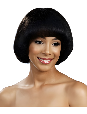 Chic Lace Front Straight African American Wig