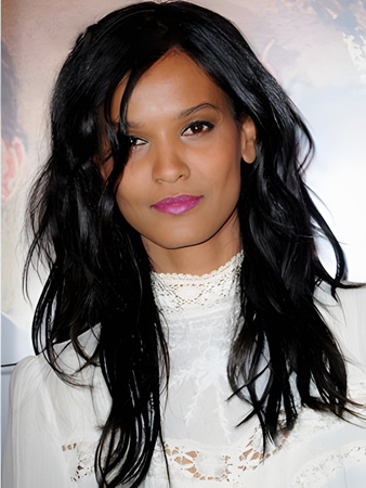 Shimmering Synthetic Wavy Lace Front Wig