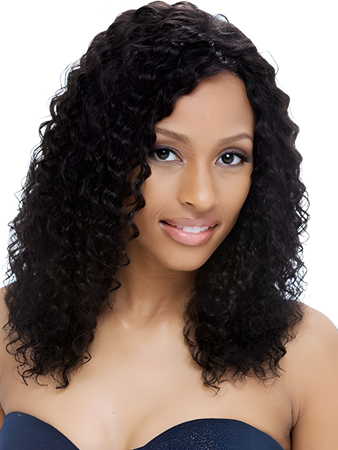 Fashionable Curly Lace Front Synthetic Wig