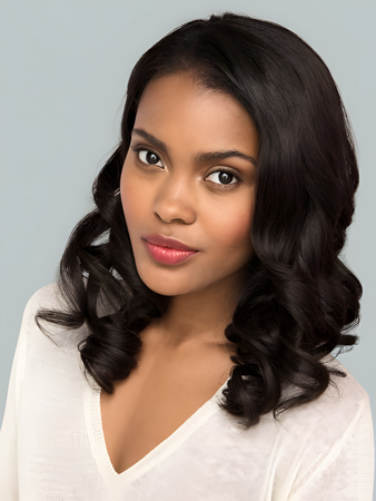 Wonderful Wavy Lace Front Synthetic Wig