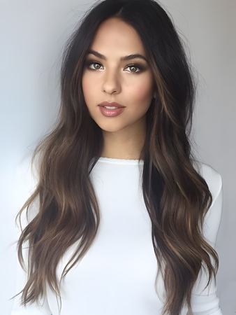 Smooth Lace Front Remy Human Hair Wavy Wig
