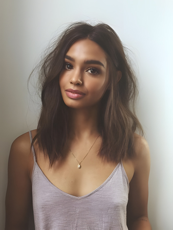 Glamorous Lace Front Remy Human Hair Straight Wig