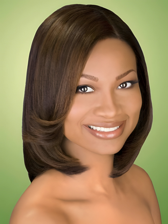 Classic Lace Front Synthetic Straight Wig