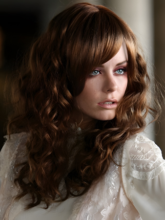 Chic Capless Synthetic Wavy African American Wig