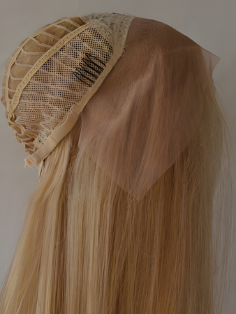 Shoulder Length Wavy Lace Front African American Wig