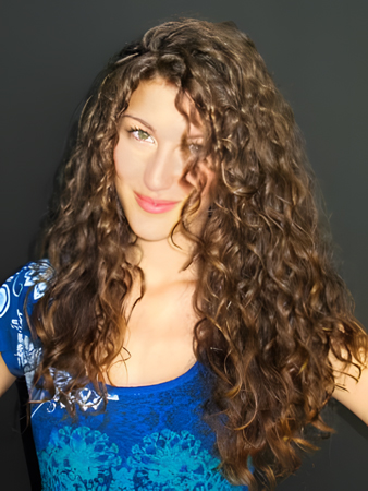 Dazzling Curly Remy Human Hair Lace Front African American Wig