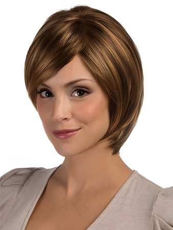 Bob Style Medium Length Graduated Layered Wig