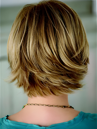 Good Looking Human Hair Layered Bob Wig