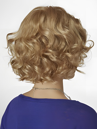 Chin Length Wavy Romantic Synthetic Bob Wig