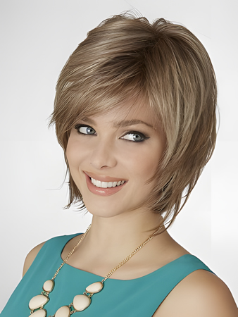 Classic Layered Synthetic Lace Front Bob Wig